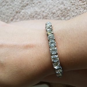Used Stretchable Sterling Silver Bracelet